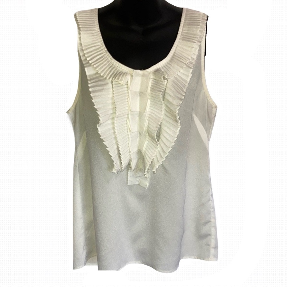 🔴 NWT ISABELLA RODRIGUEZ WHITE BLOUSE SIZE XL - Picture 1 of 5
